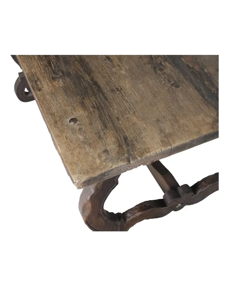 Mesa de Nogal del Siglo XVIII con Patas en Lira, Mesas, Siglo XVIII · vista 4/7