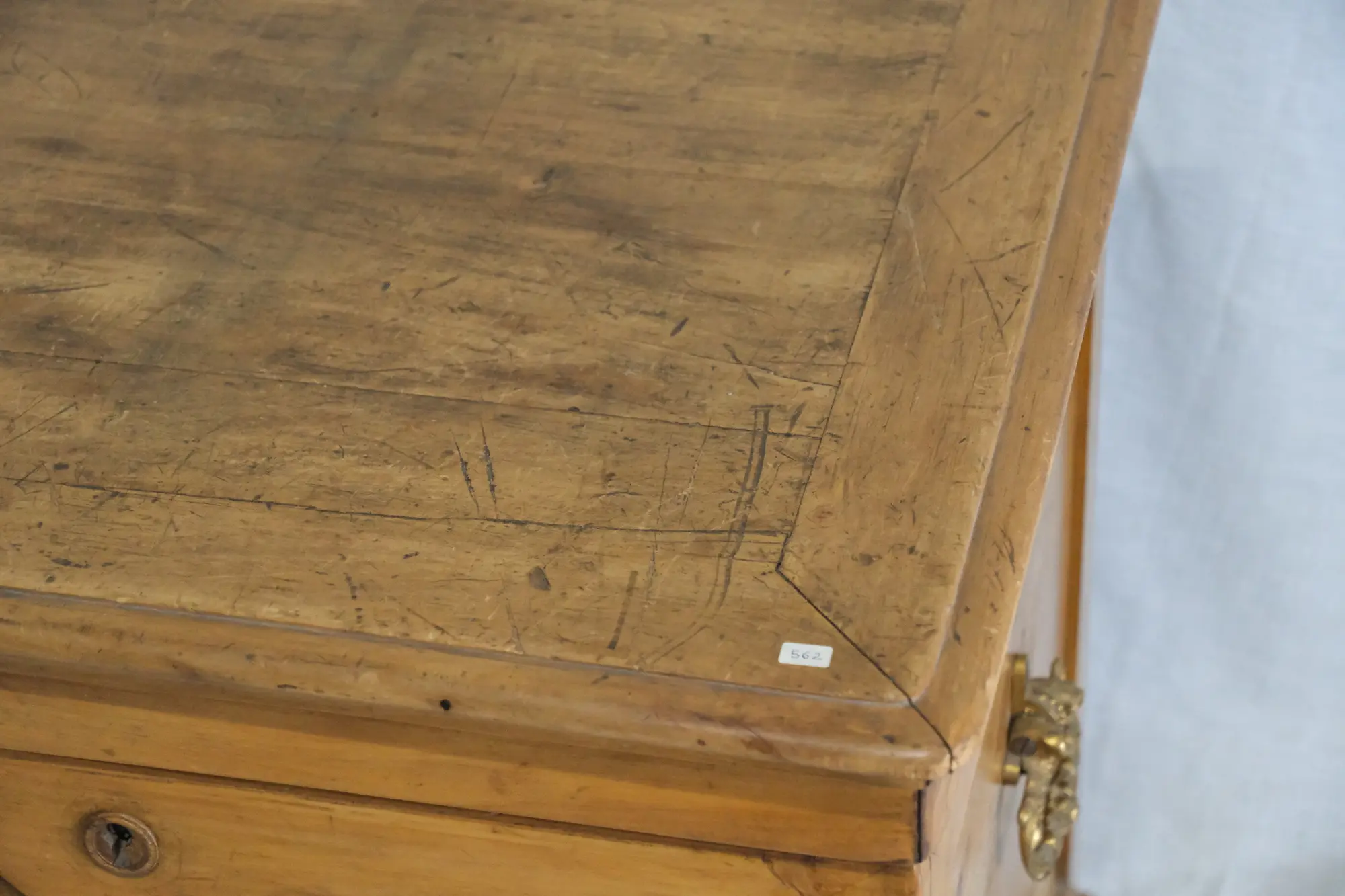 20th Century Pine Chest with Zinc Lining - 5/10