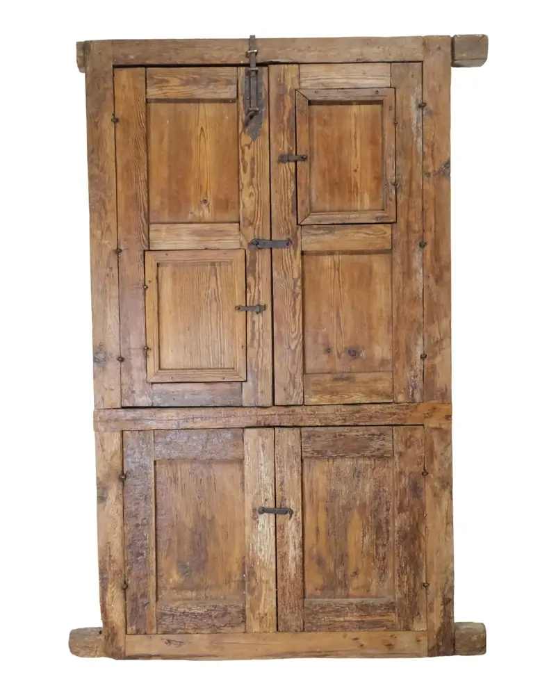 Balconada de Pino del Siglo XVII con Balustrada, Puertas y Arquitectónico, Siglo XVII · vista 8/15
