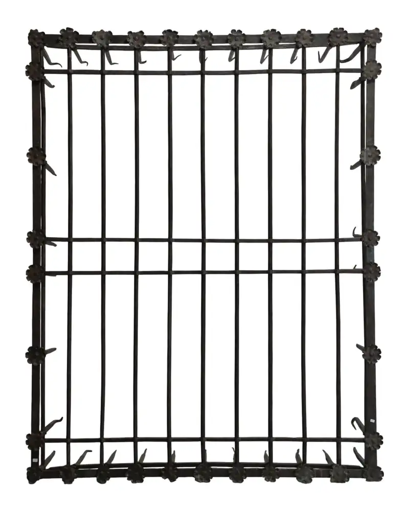 Reja Castellana del Siglo XVII en Hierro Forjado
