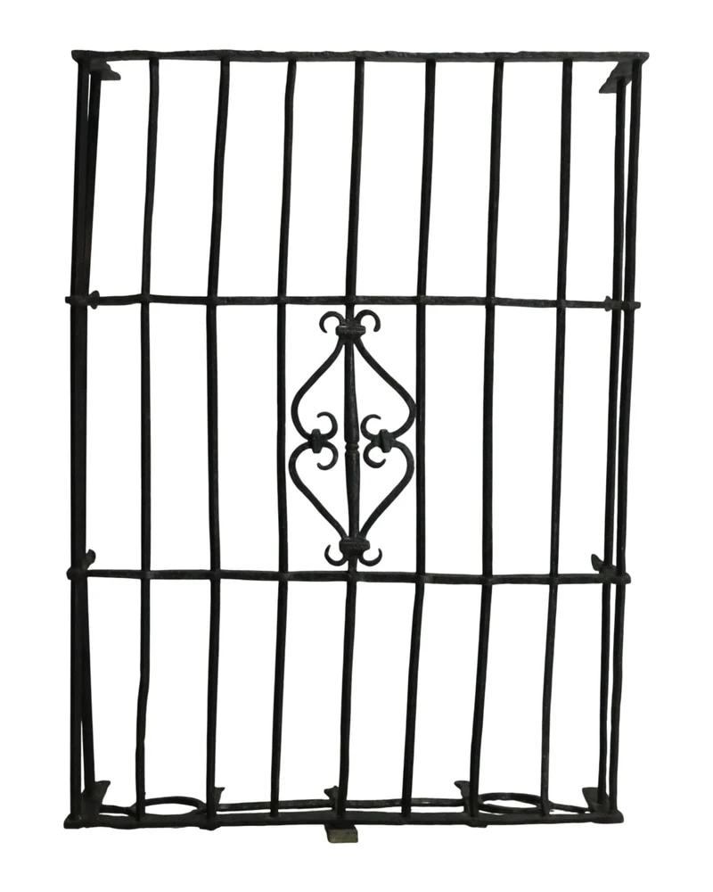 Reja de Ventana del Siglo XVII de Hierro Forjado en Castilla, Herrería y Metal, Siglo XVII