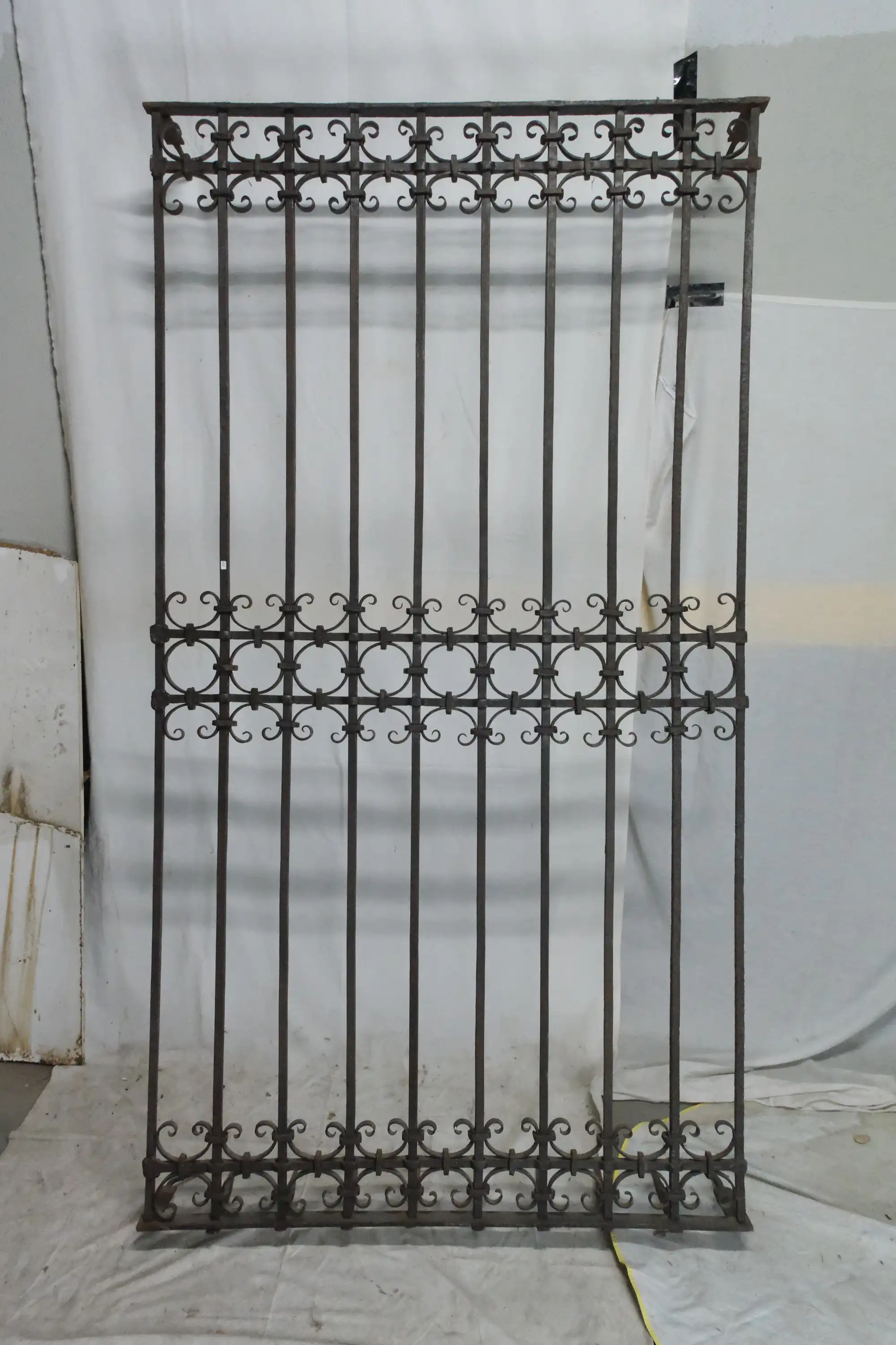 Reja de Hierro Fundido del Siglo XIX con Motivos