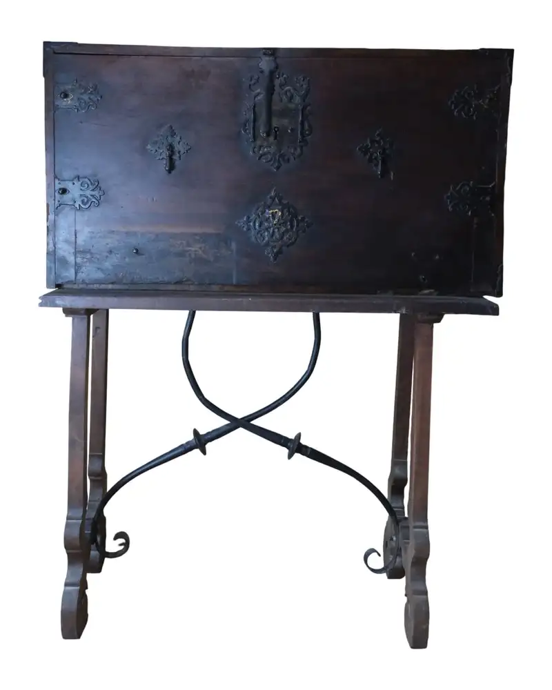 19th Century Castilian Bargueño with Table