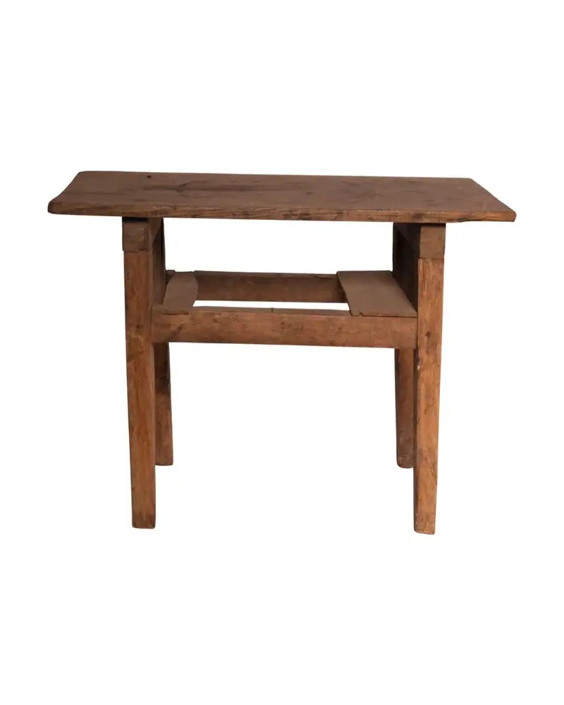Mesa de Trabajo del Siglo XX en Madera Maciza