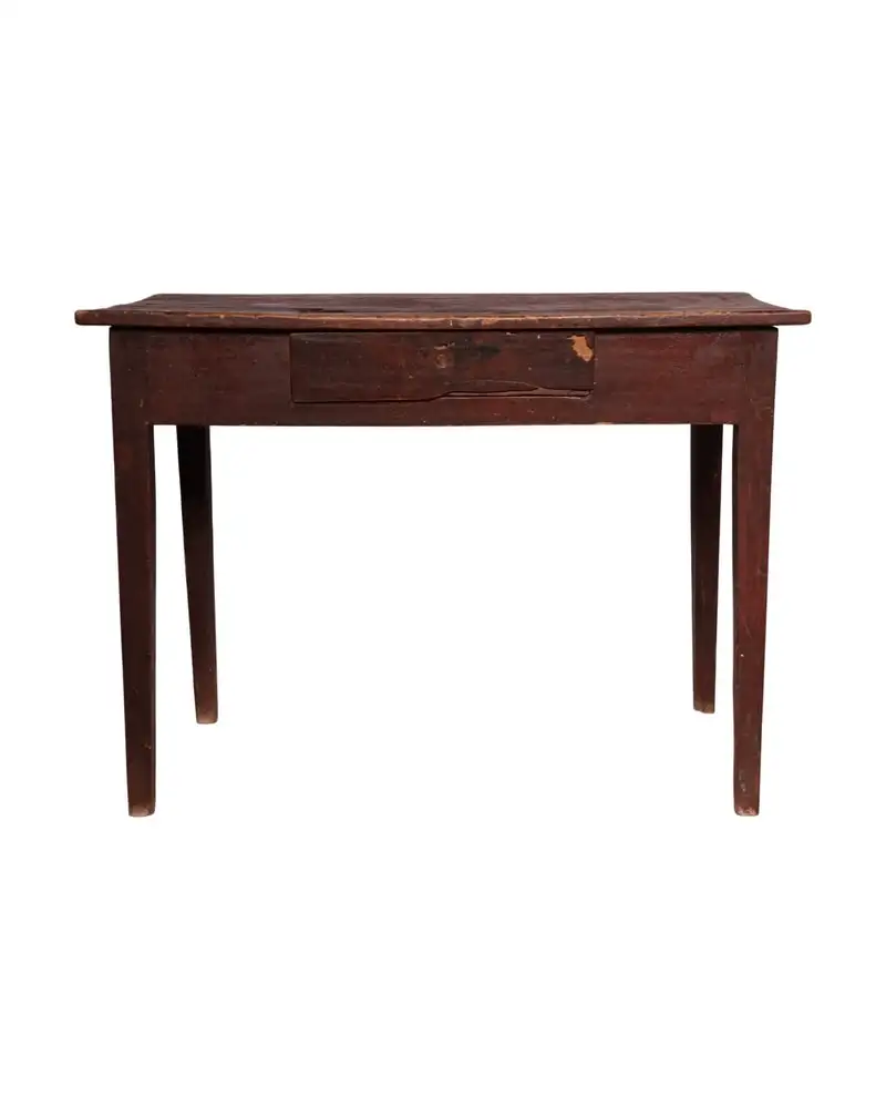 Mesa Auxiliar del Siglo XX en Madera Maciza