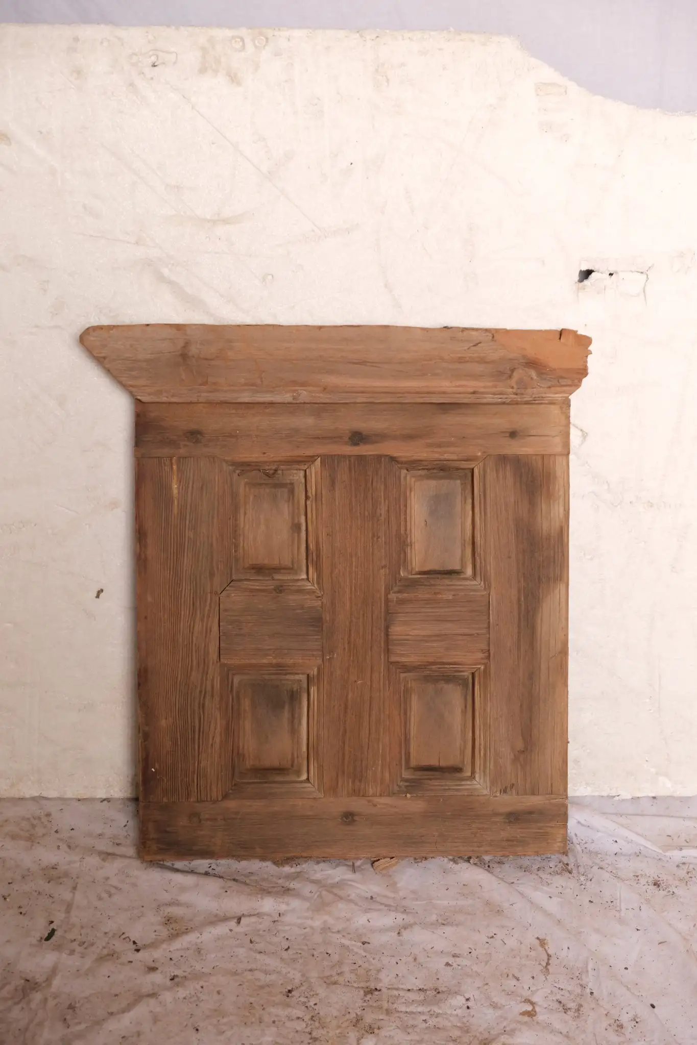 Ventana del Siglo XIX en Madera con Cuarterones
