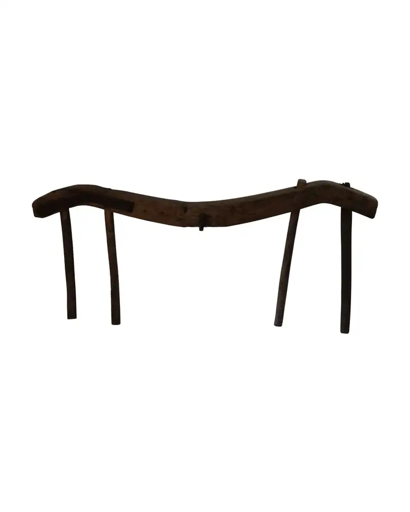 Yugo de Madera del Siglo XIX en Madera Maciza
