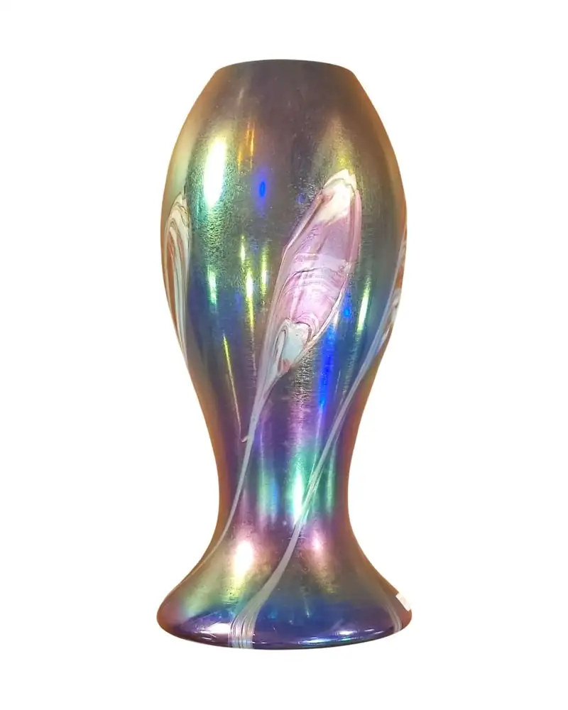 Florero Cristal Irisado Rindskopf