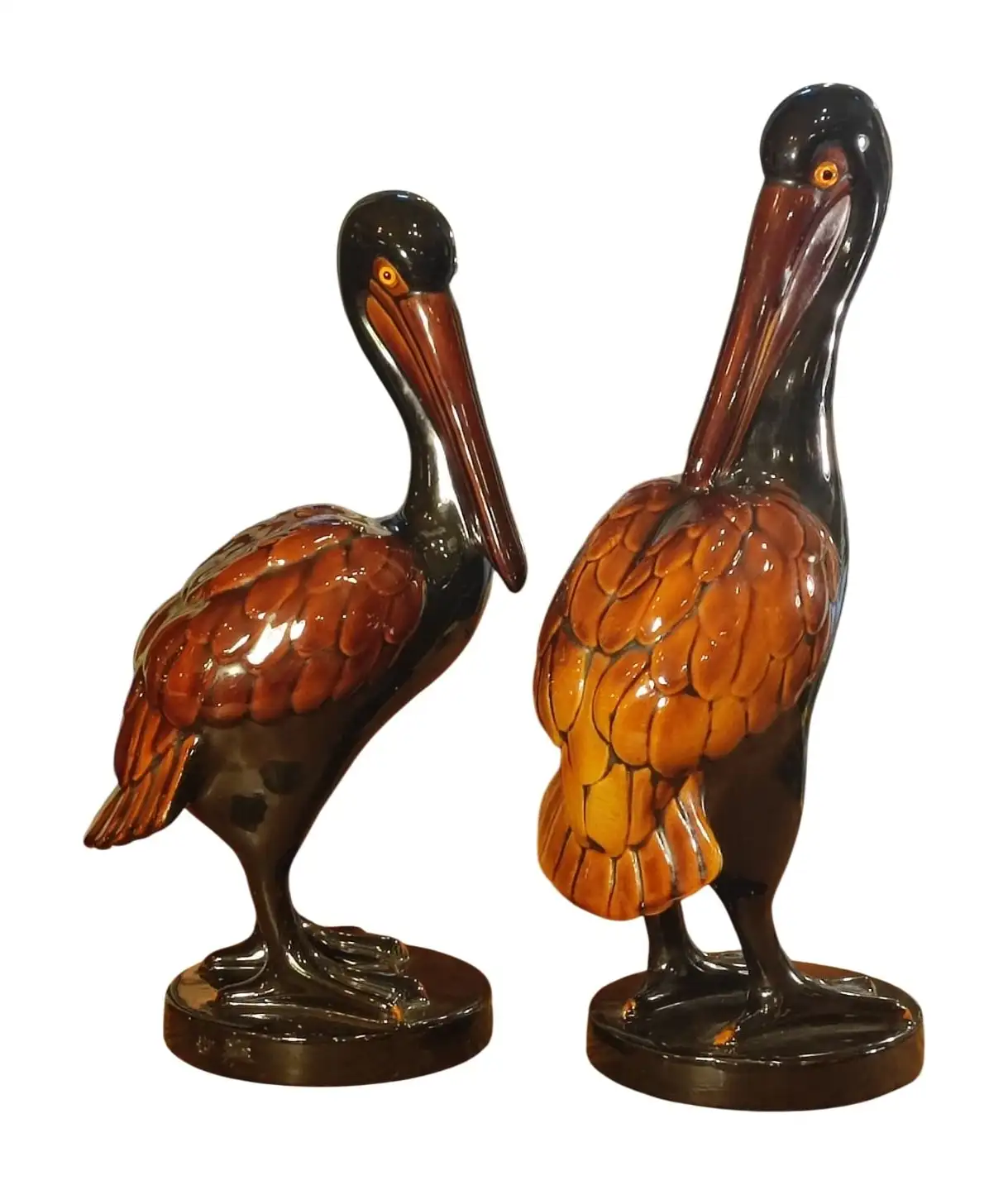 Pareja Pelicanos Cerámica Cetres