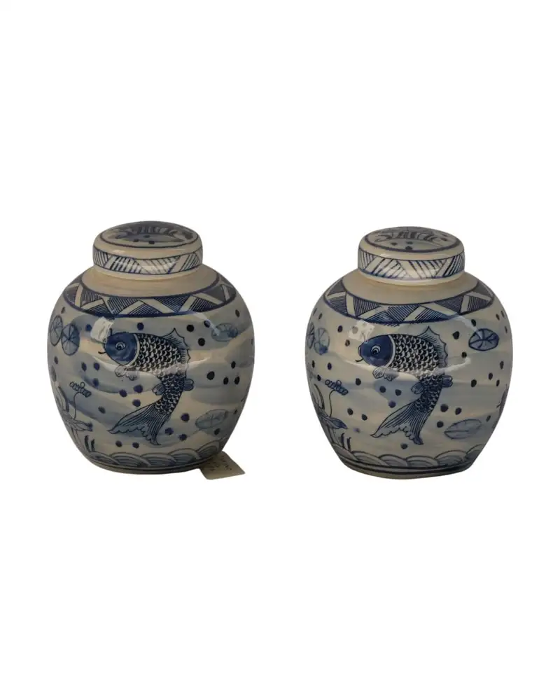 Chinese Fish Tibon Vase