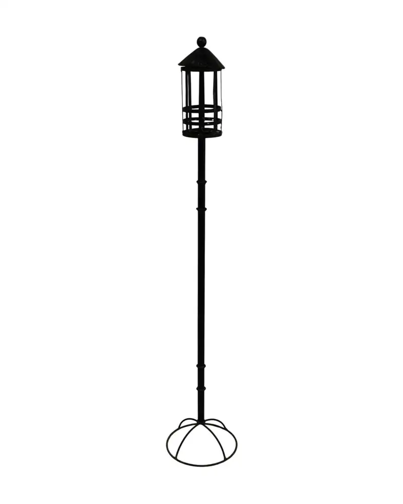 Farol de Hierro del Siglo XX con Base Redonda