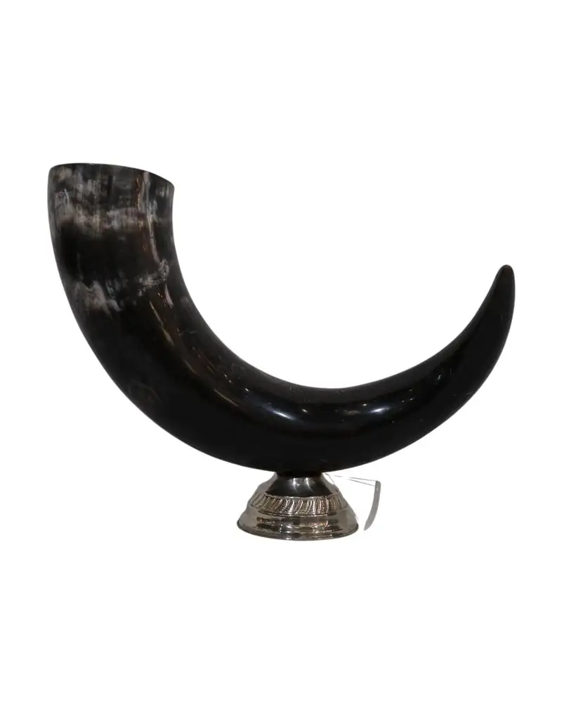Cuerno Decorativo en Plata del Siglo XIX