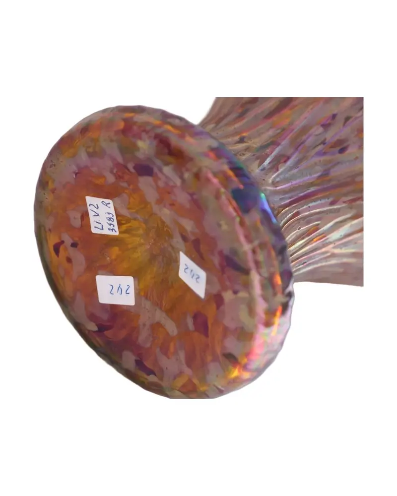 20th Century Glass Vases in Amber Tones - 10/10