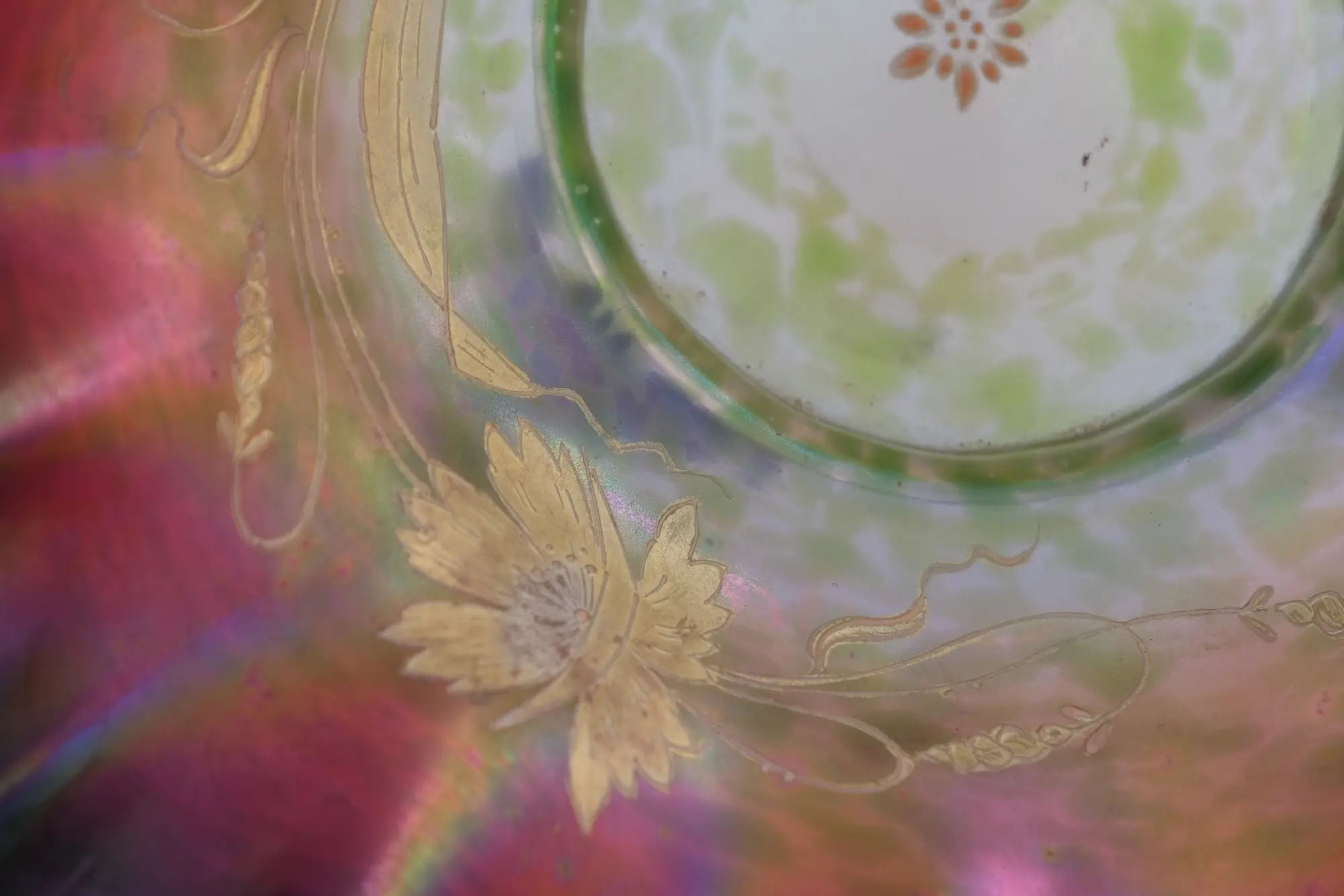 Loetz Crystal Plate 20th Century - 2/9