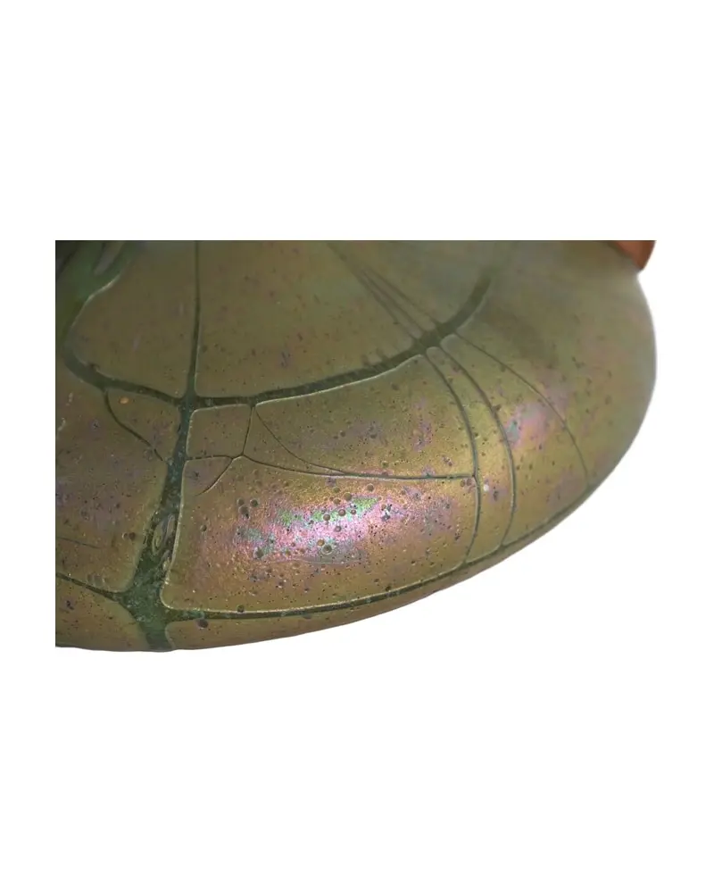 Iridescent Art Nouveau Glass Vases Lotz/Kralik - 7/7