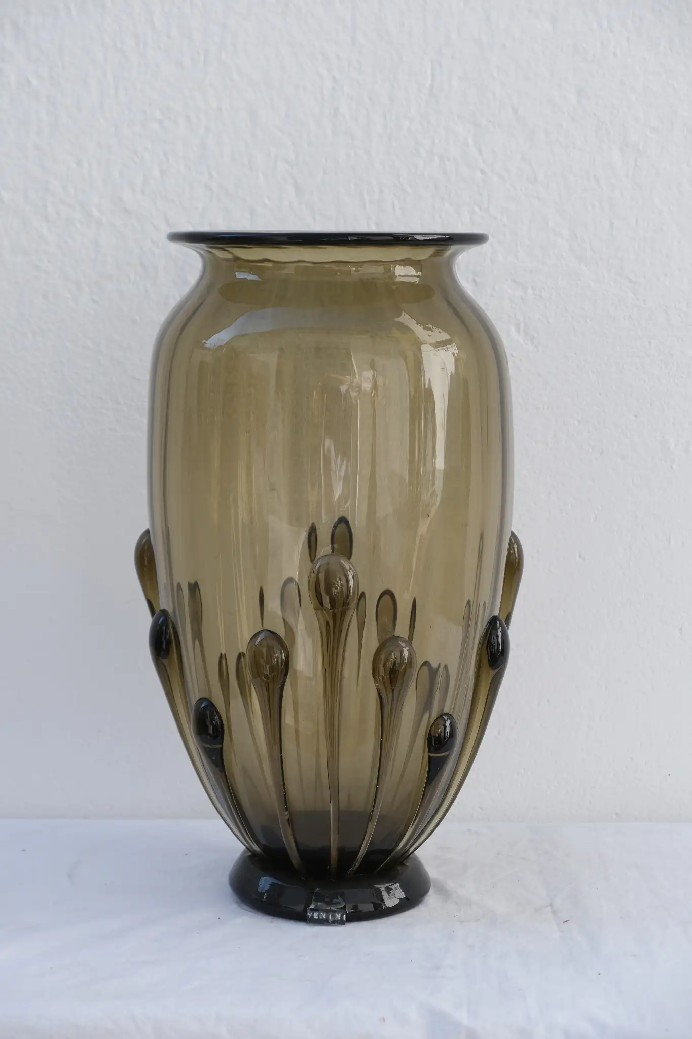 Jarrón de Cristal del Siglo XX Vitorio Zecchin