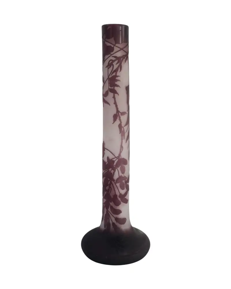 Jarrón Cristal model Oignon de Gallé