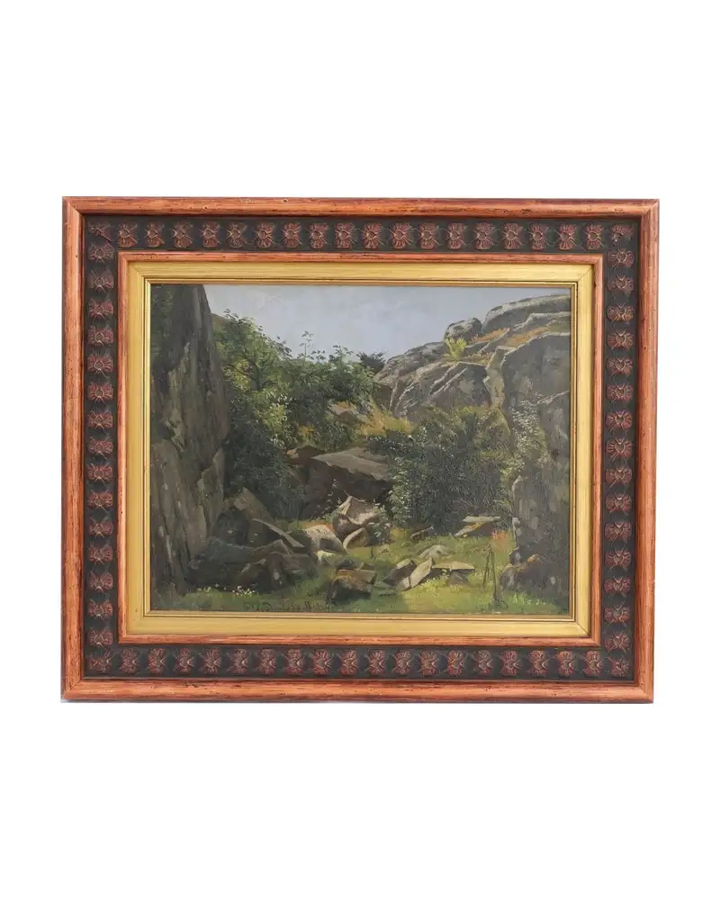 Paysage à l'huile Bredsdoff