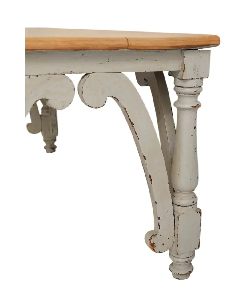 Mesa de Comedor del Siglo XIX en Madera Pintada, Mesas, Siglo XIX · vista 7/11