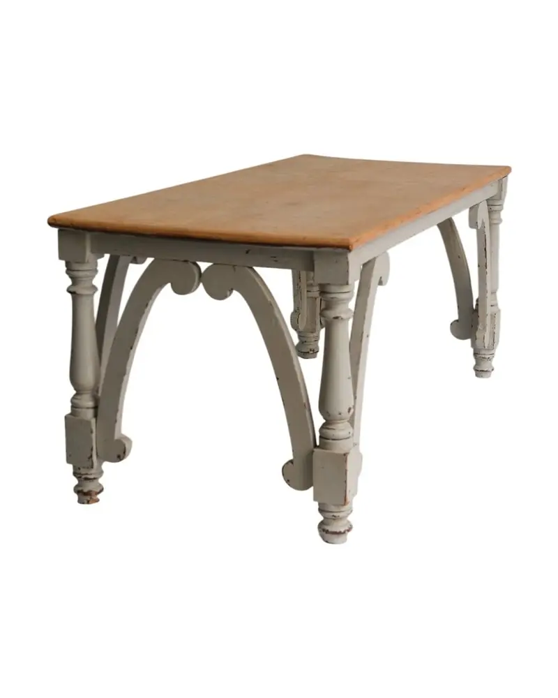 Mesa de Comedor del Siglo XIX en Madera Pintada, Mesas, Siglo XIX · vista 11/11