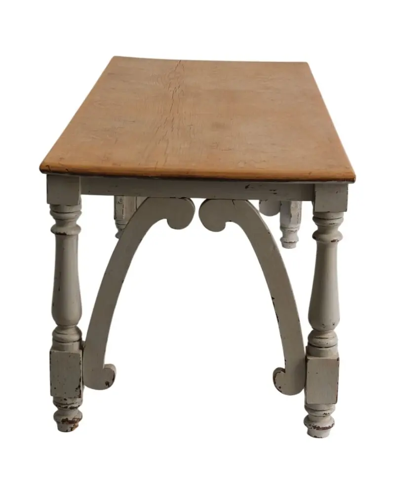 Mesa de Comedor del Siglo XIX en Madera Pintada, Mesas, Siglo XIX · vista 10/11