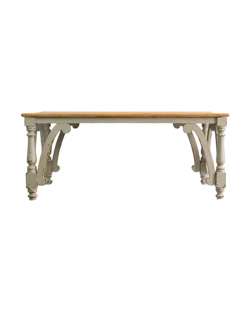 Mesa de Comedor del Siglo XIX en Madera Pintada, Mesas, Siglo XIX · vista 3/11