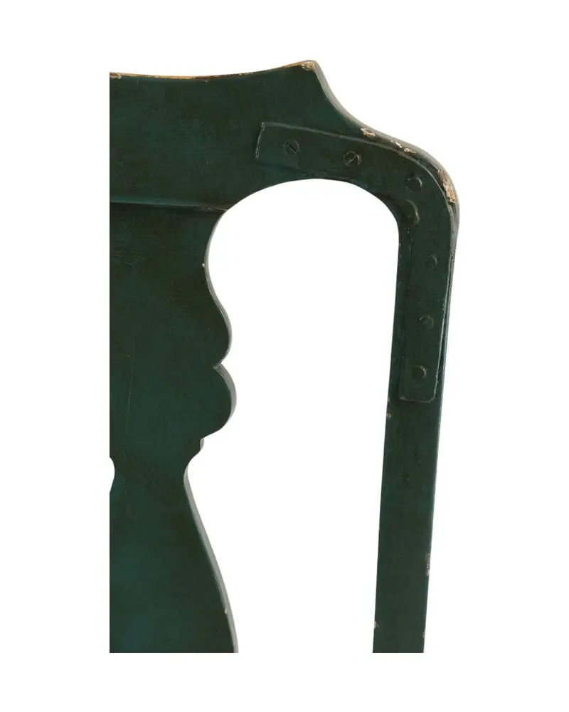 Silla de Respaldo Alto del Siglo XVIII en Madera Pintada y Dorada, Sillas y Asientos, Siglo XVIII · vista 11/13