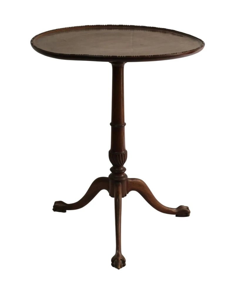 Mesa Auxiliar del Siglo XIX en Madera Tallada, Mesas, Siglo XIX