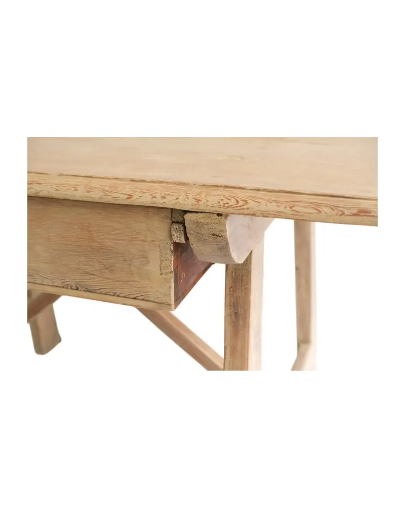 Mesa de Trabajo del Siglo XIX en Madera Natural, Mesas, Siglo XIX · vista 4/17