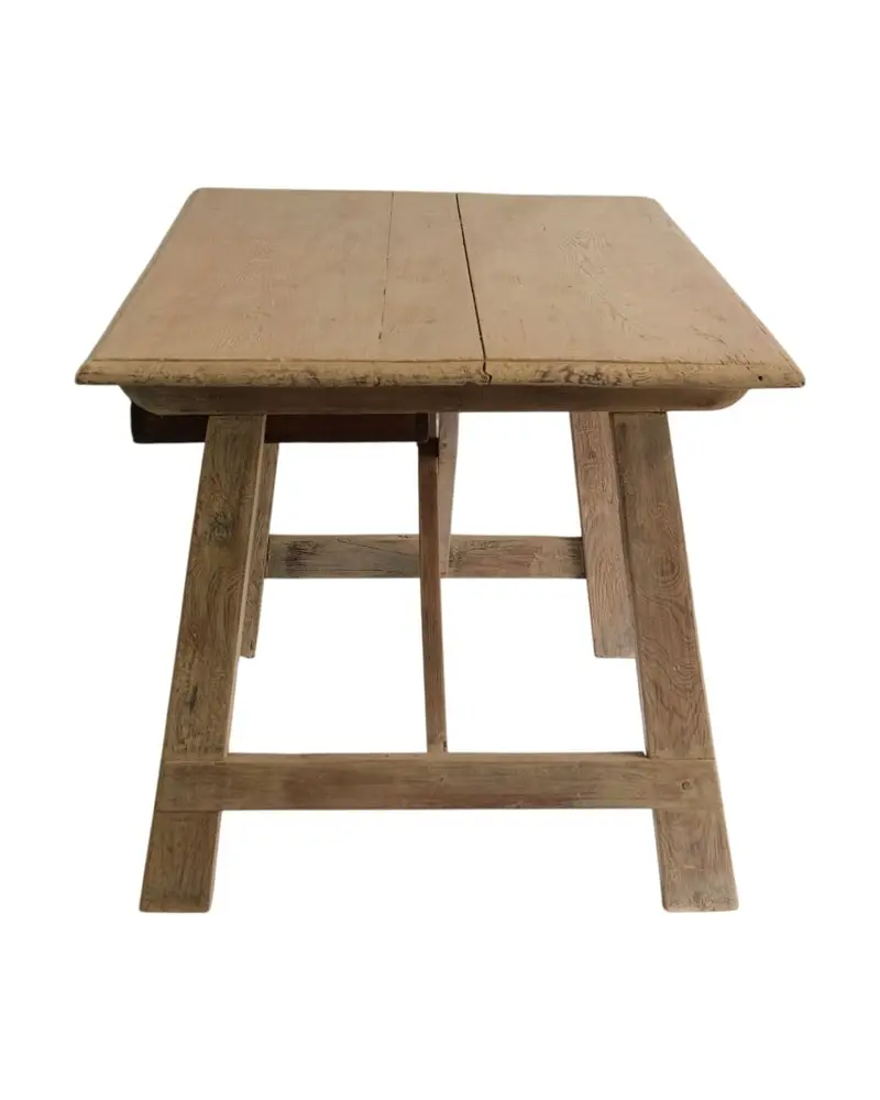 Mesa de Trabajo del Siglo XIX en Madera Natural, Mesas, Siglo XIX · vista 15/17