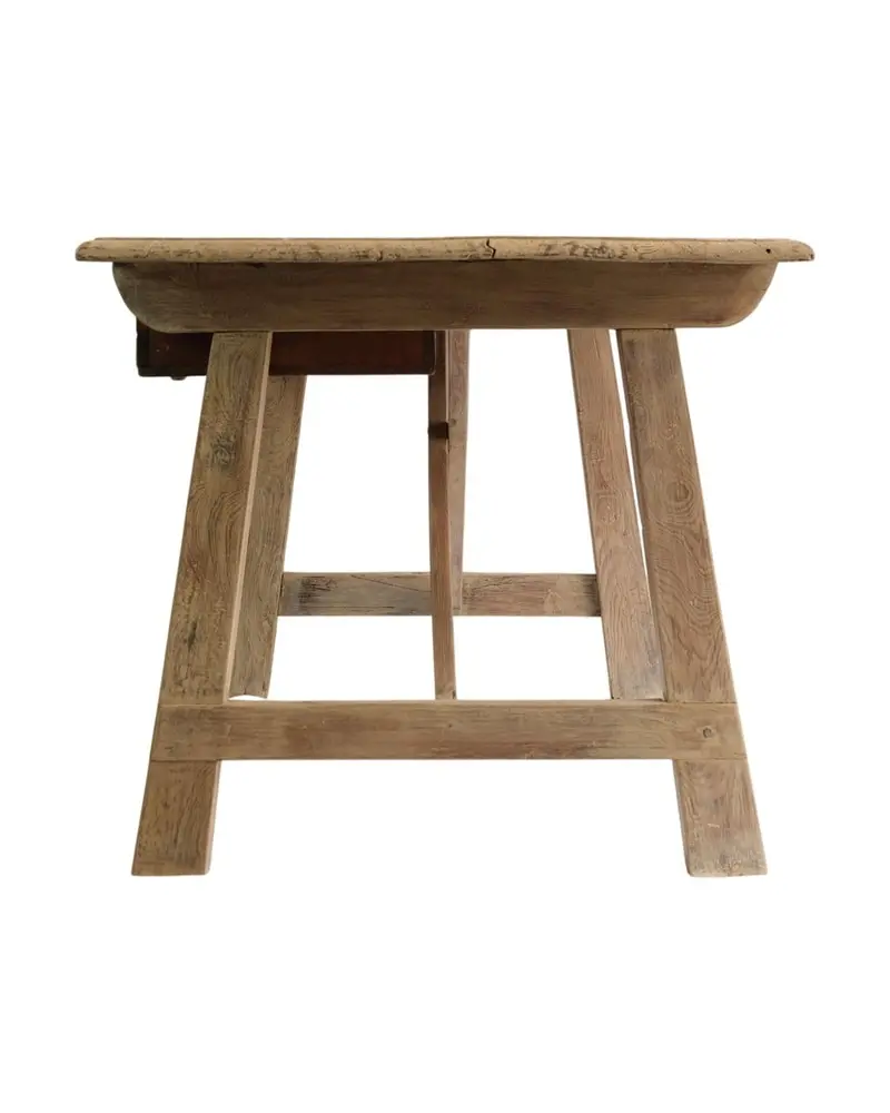 Mesa de Trabajo del Siglo XIX en Madera Natural, Mesas, Siglo XIX · vista 14/17