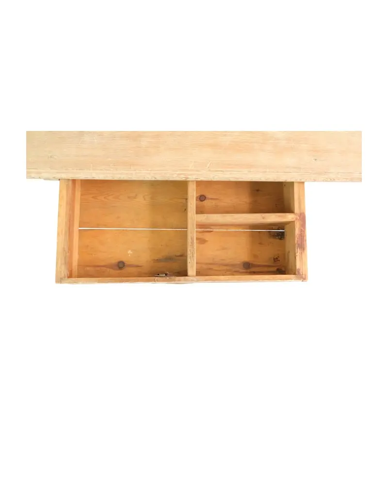 Mesa de Trabajo del Siglo XIX en Madera Natural, Mesas, Siglo XIX · vista 11/17