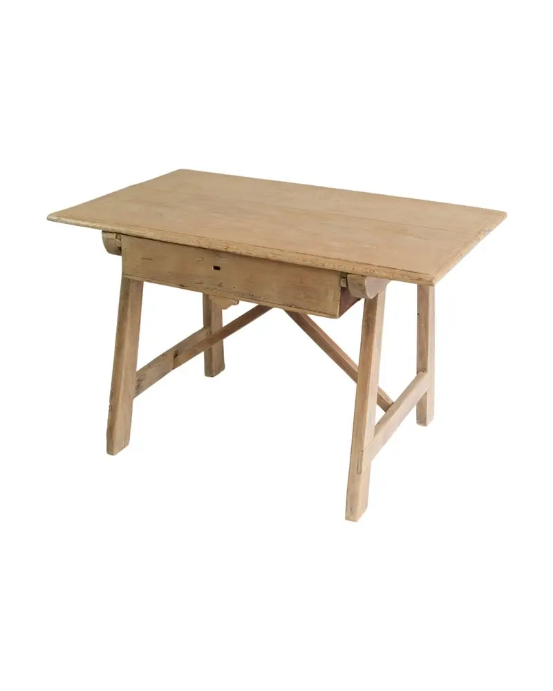 Mesa de Trabajo del Siglo XIX en Madera Natural, Mesas, Siglo XIX · vista 2/17