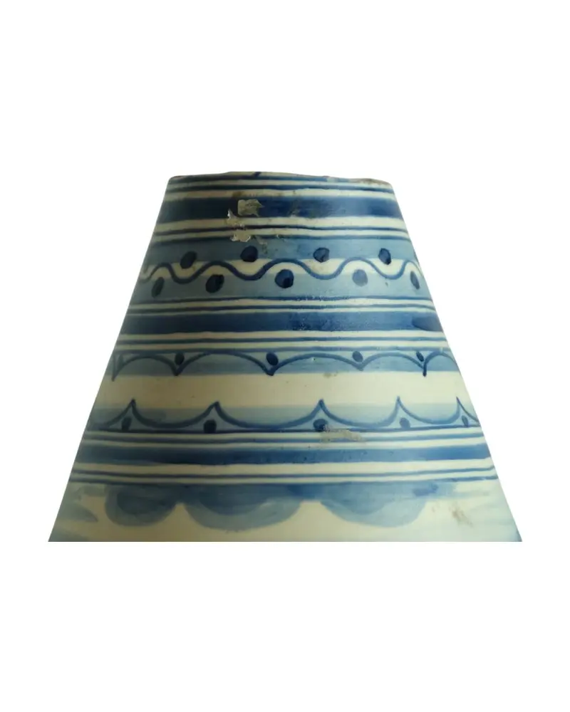 Jarrón del Siglo XVIII en Cerámica Azul y Blanca, Objetos Decorativos, Siglo XVIII · vista 4/9