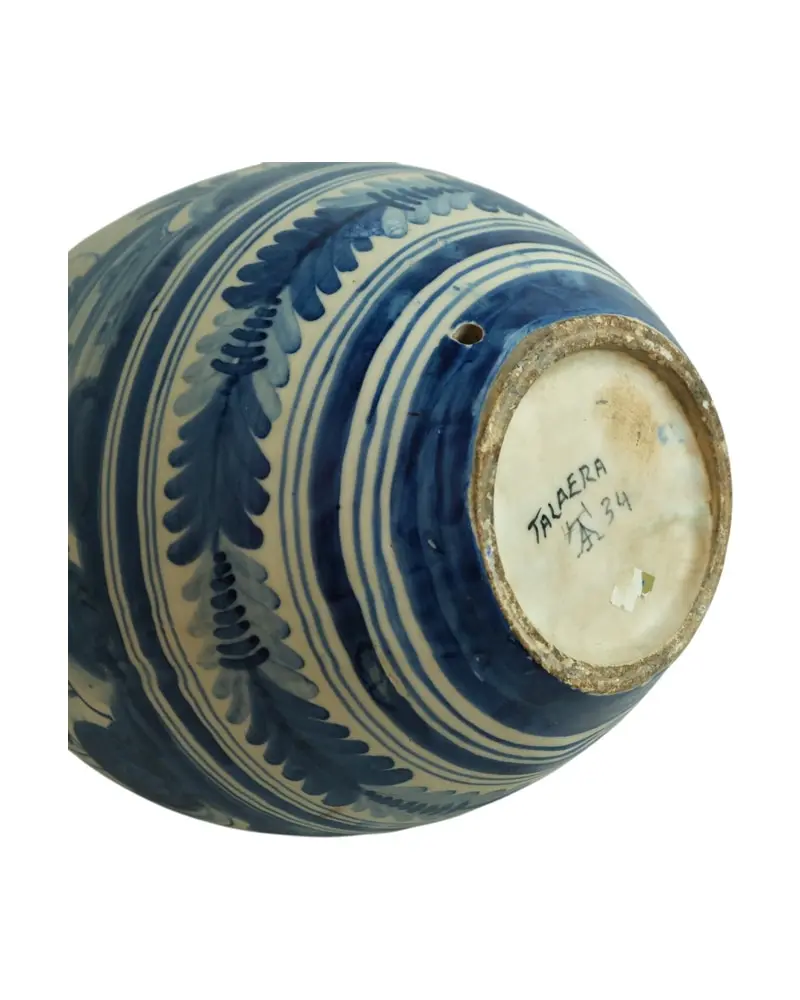 Jarrón del Siglo XVIII en Cerámica Azul y Blanca, Objetos Decorativos, Siglo XVIII · vista 9/9