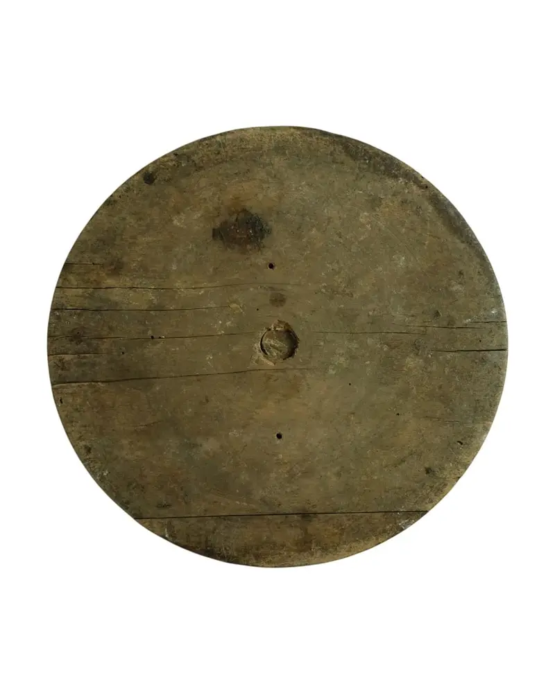Plato Antiguo del Siglo XIX en Madera, Objetos Decorativos, Siglo XIX · vista 5/6