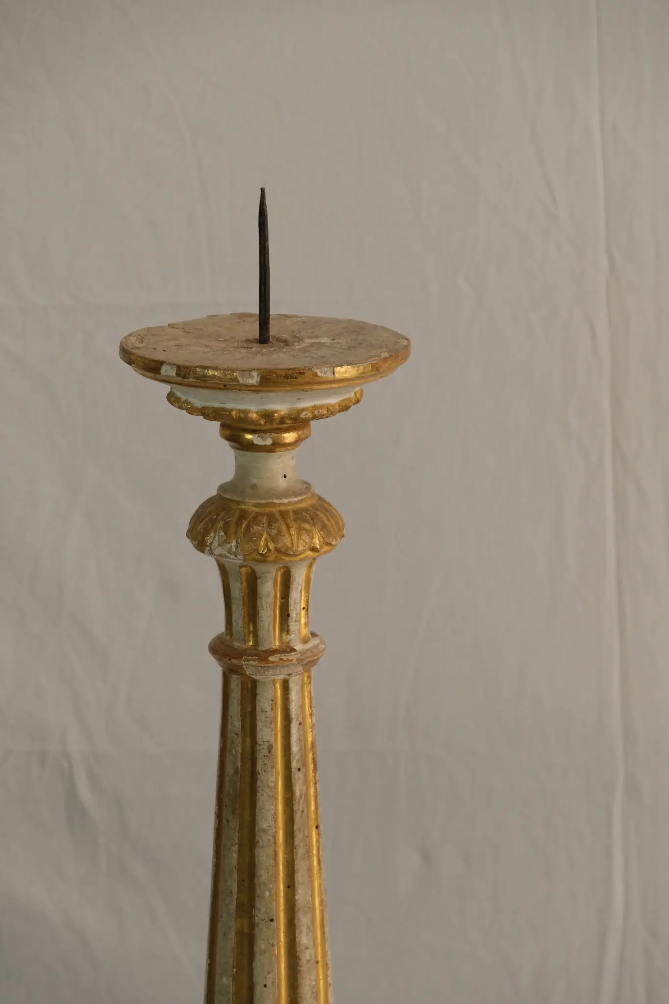 Candelabros del Siglo XIX en Madera Dorada, Iluminación, Siglo XIX · vista 11/13