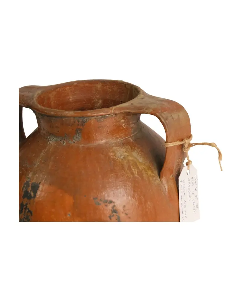 Jarra de Barro del Siglo XIX con Asas, Objetos Decorativos, Siglo XIX · vista 5/8