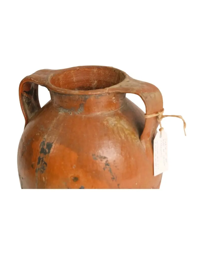 Jarra de Barro del Siglo XIX con Asas, Objetos Decorativos, Siglo XIX · vista 3/8