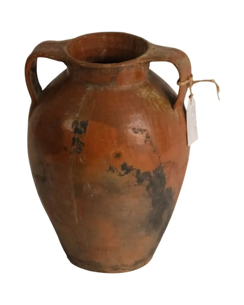 Jarra de Barro del Siglo XIX con Asas, Objetos Decorativos, Siglo XIX · vista 2/8