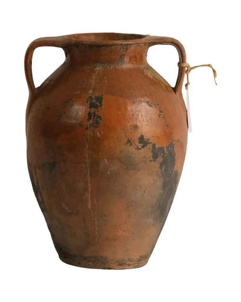 Jarra de Barro del Siglo XIX con Asas, Objetos Decorativos, Siglo XIX