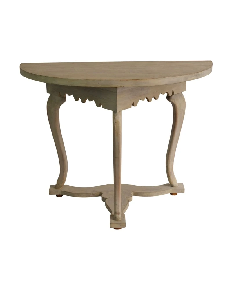 Mesa Consola del Siglo XIX en Madera Clara, Mesas, Siglo XIX