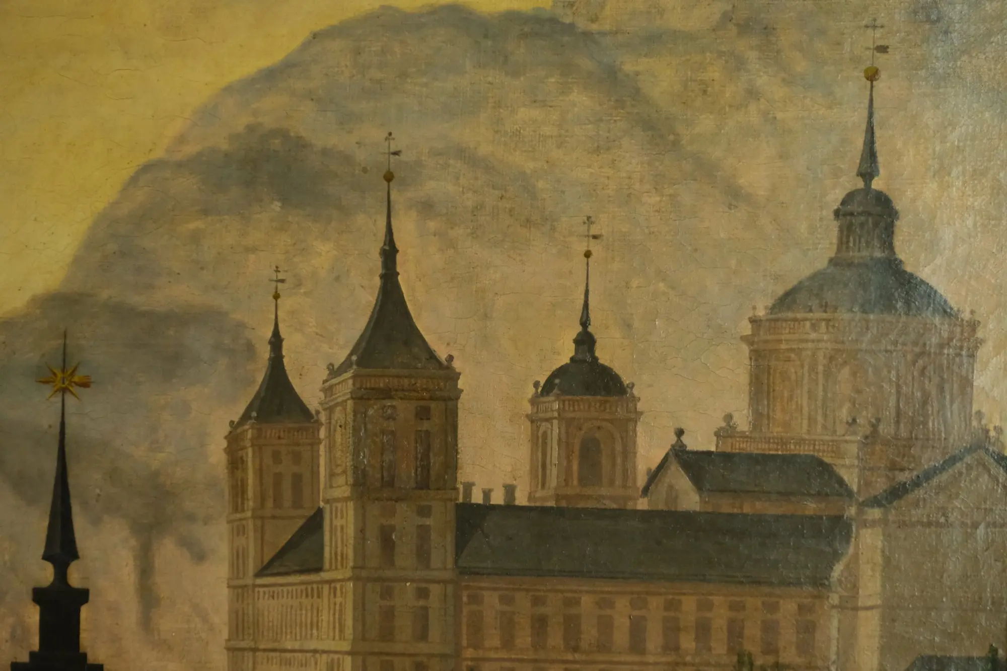 Óleo del Siglo XIX con Paisaje Arquitectónico, Arte y Pintura, Siglo XIX · vista 3/13