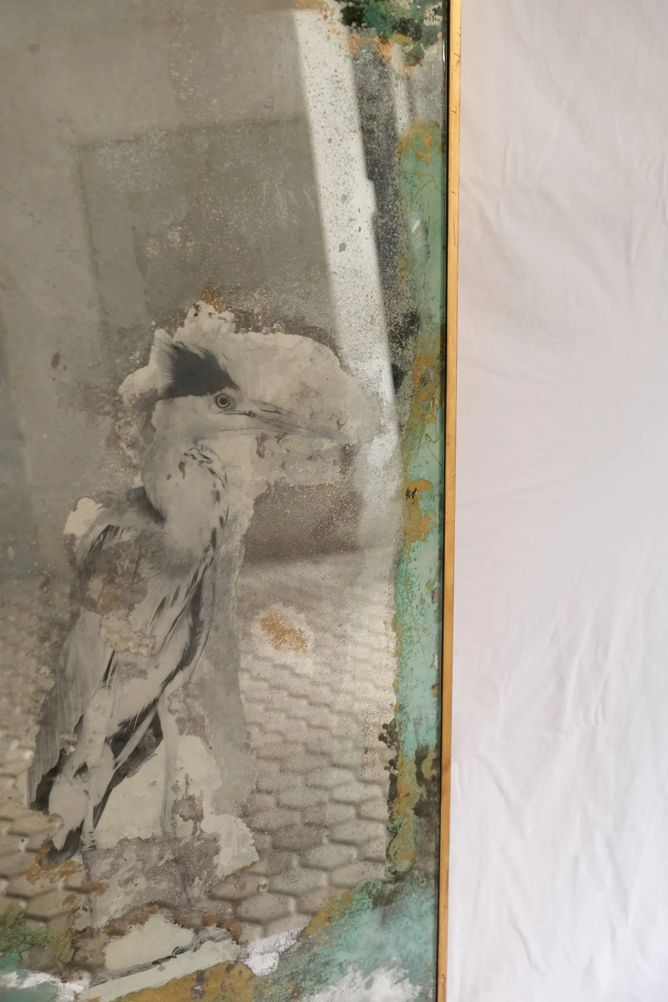 Espejos del Siglo XX con Marco Dorado y Detalles Abstractos, Espejos y Marcos, Primera mitad del siglo XX · vista 5/14