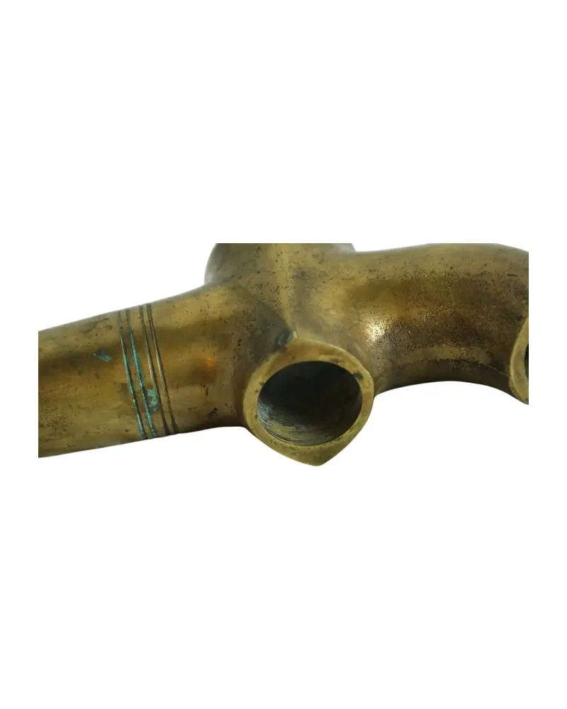 Antiguo Soplador de Bronce del Siglo XX con Doble Salida, Herrería y Metal, Primera mitad del siglo XX · vista 5/6