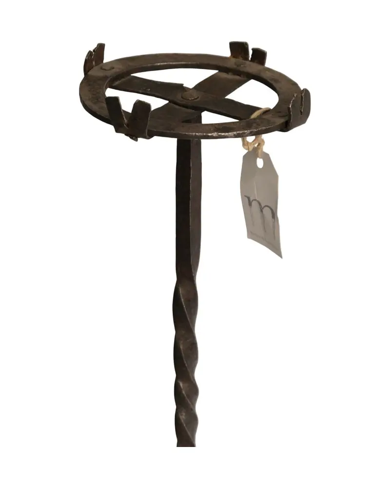 Soporte de Hierro del Siglo XIX con Diseño Torcido, Herrería y Metal, Siglo XIX · vista 7/7