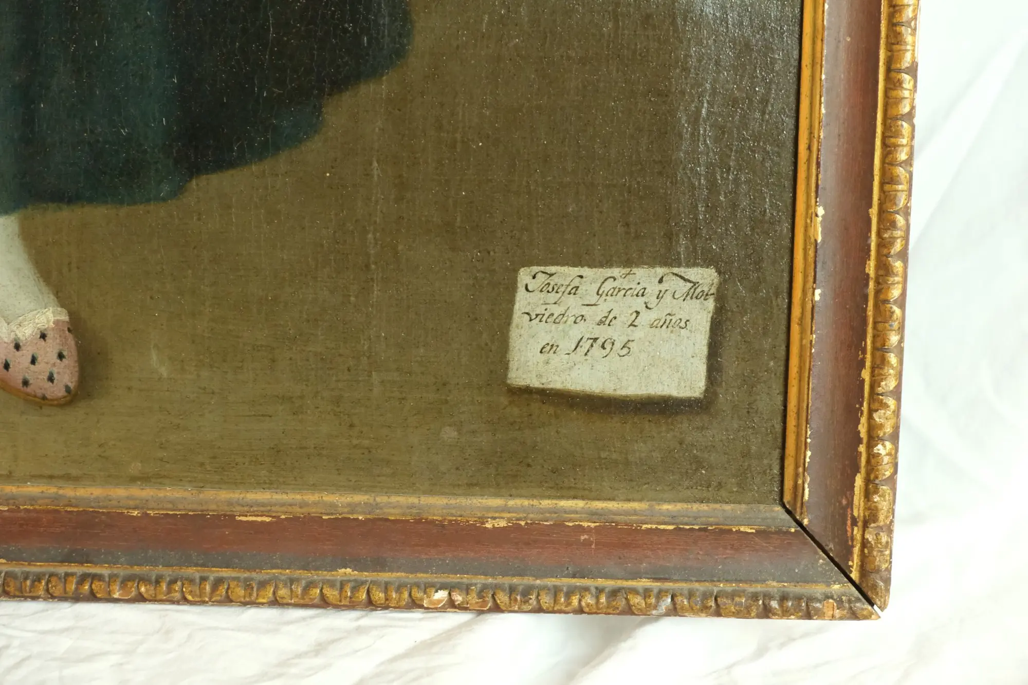 Retrato de Niña del Siglo XIX con Vestido Verde, Arte y Pintura, Siglo XIX · vista 5/11