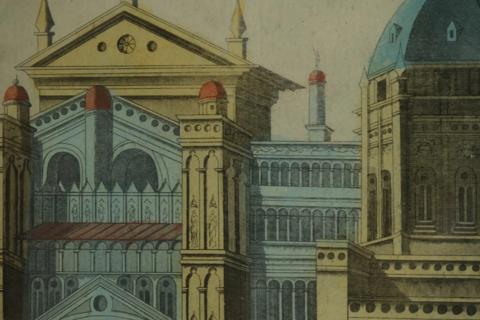 Grabado de la Catedral de Toledo del Siglo XVIII, Arte y Pintura, Siglo XVIII · vista 5/9