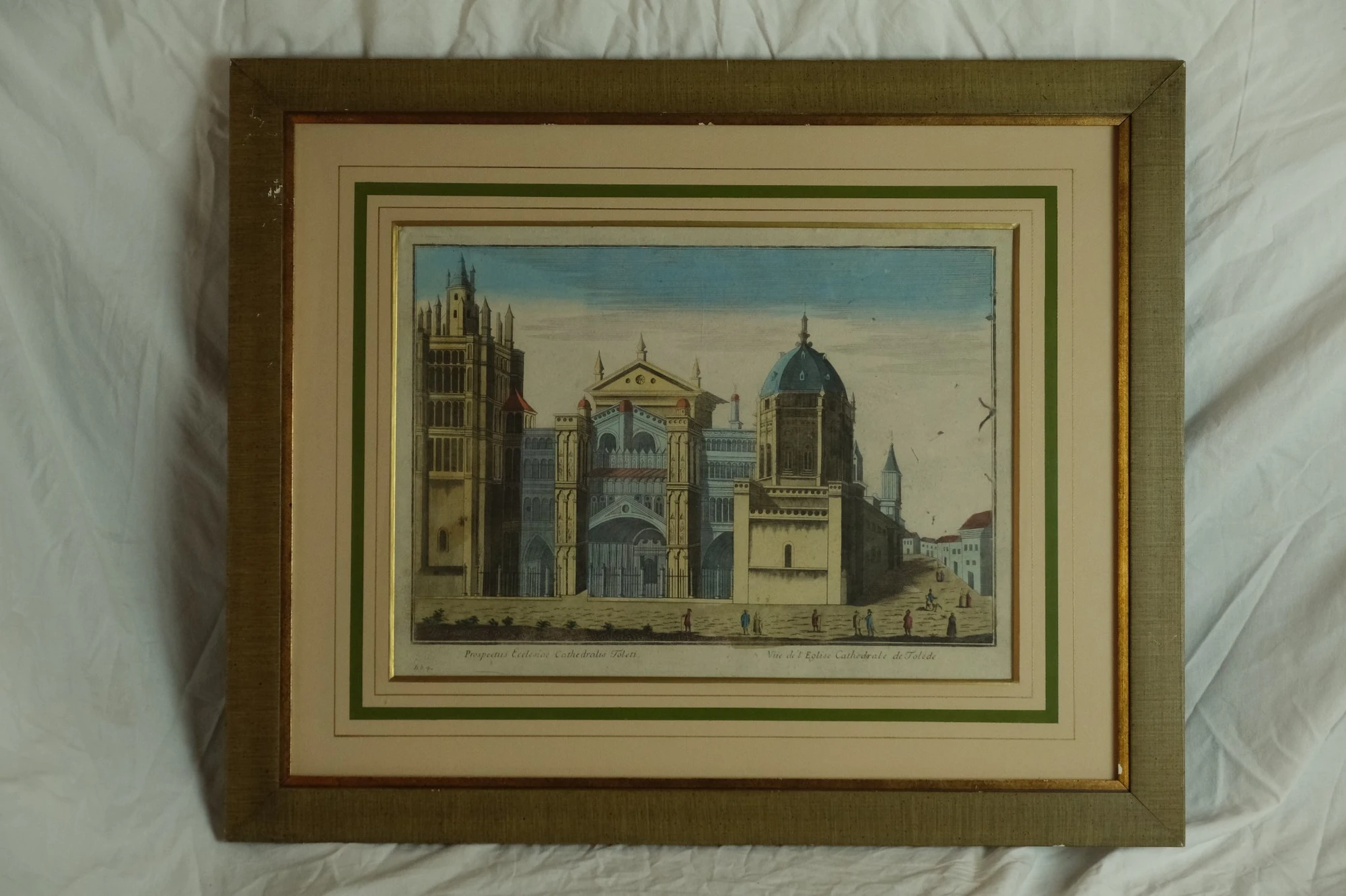 Grabado de la Catedral de Toledo del Siglo XVIII, Arte y Pintura, Siglo XVIII