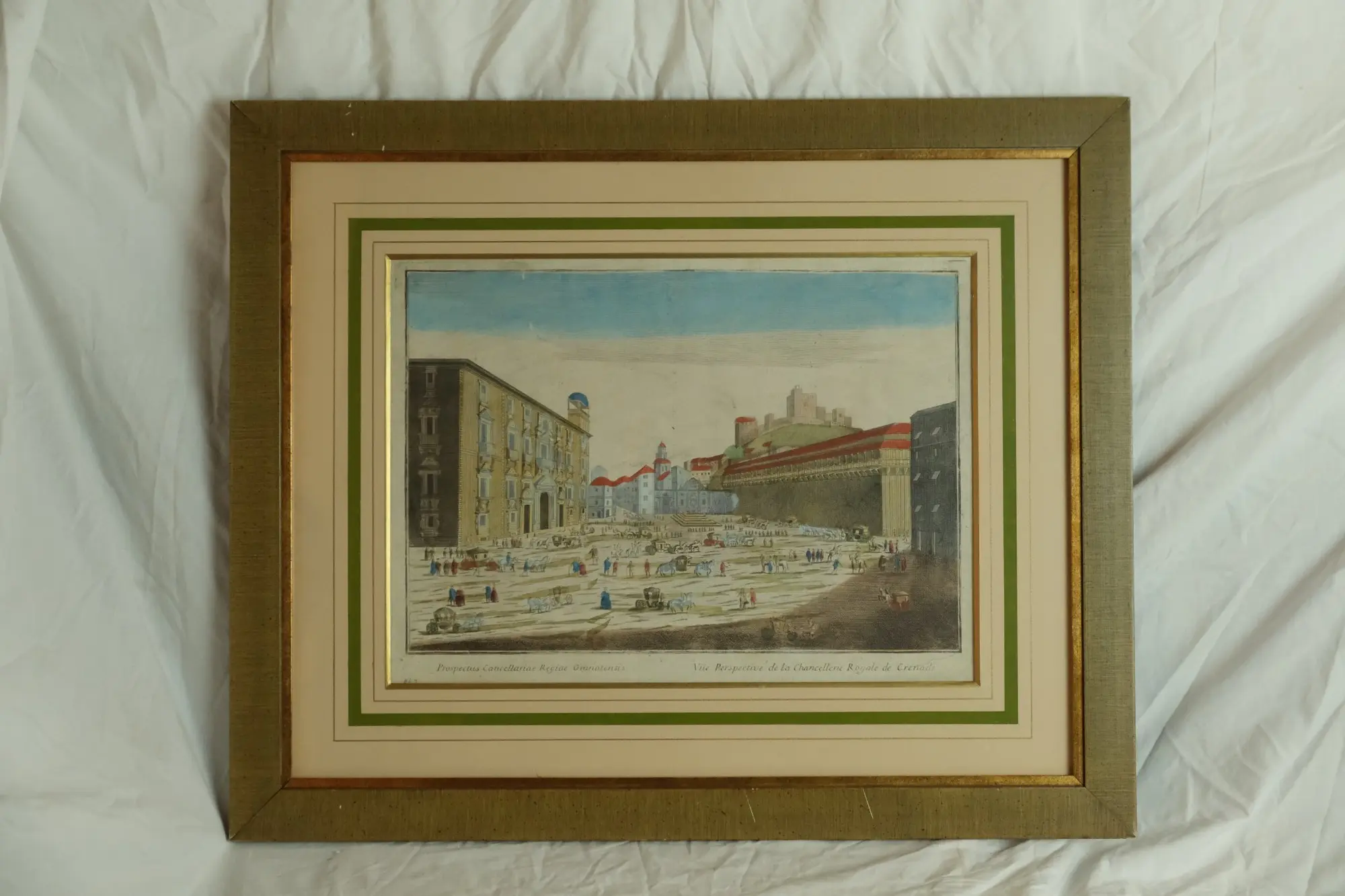 Grabado del Siglo XVIII de la Plaza Mayor de Madrid, Arte y Pintura, Siglo XVIII